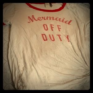 Short sleeve knot cropped tee